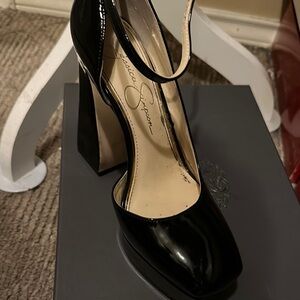Jessica Simpson Black Patent Leather Women's Shoes
